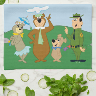 Linge De Cuisine Pose classique Yogi Bear and Friends