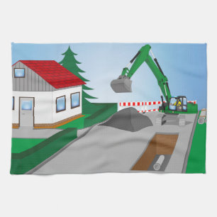 Linge De Cuisine Poste de construction de canal