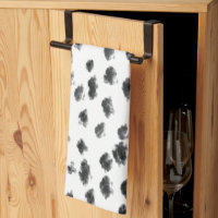 poster de animal dalmate noir et blanc points