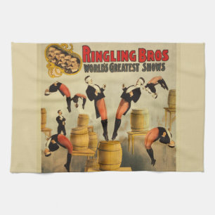 Linge De Cuisine Poster vintage Circus Sideshow