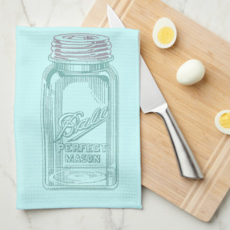 Linge De Cuisine Pot de maçon vintage (customisez vos couleurs de
