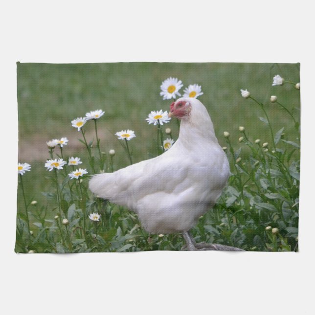 Linge De Cuisine Poulet Avec Poches (Horizontal)