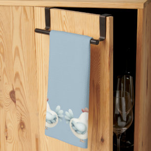 Linge De Cuisine Poulet Cottagecore Pastel