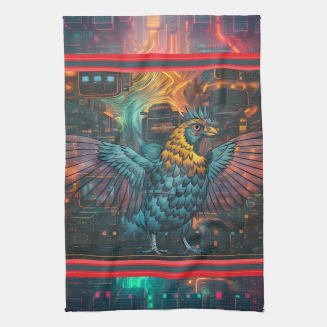 Linge De Cuisine Poulet Puissant (Vertical)