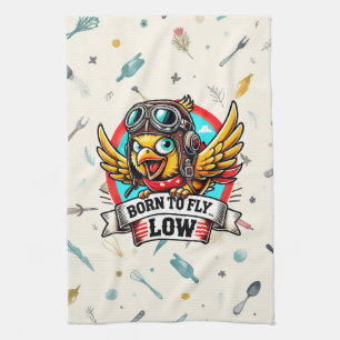 Linge De Cuisine Poulette Aviatrice