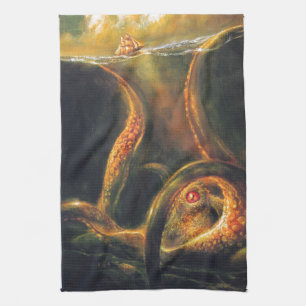 Linge De Cuisine Poulpe de monstre