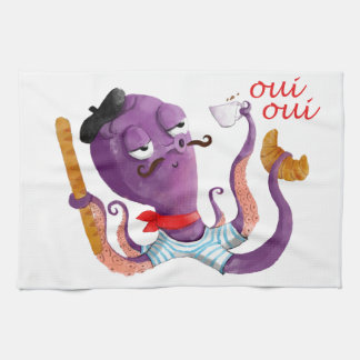 Linge De Cuisine Poulpe français