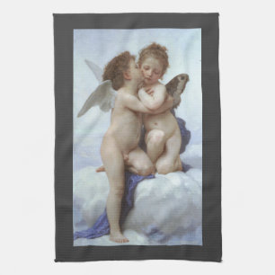 Linge De Cuisine Premier Baiser par Bouguereau, Anges victoriens d'