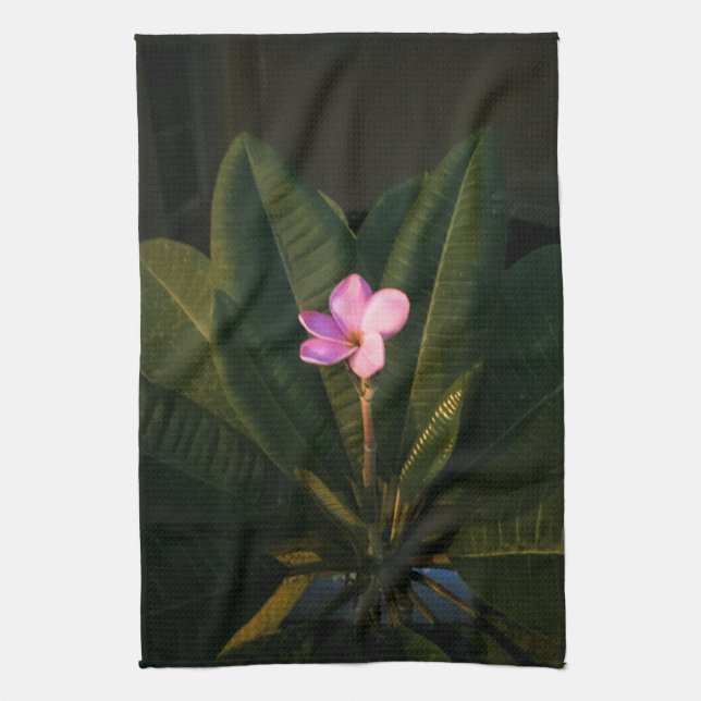 Linge De Cuisine Première Floraison, Plumeria (Vertical)