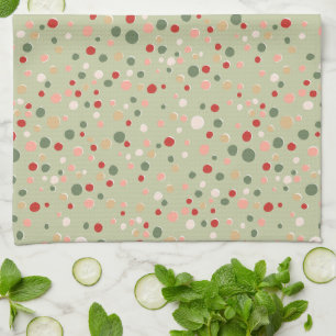 Linge De Cuisine Preppy Polka Dot Noël Fun Holiday
