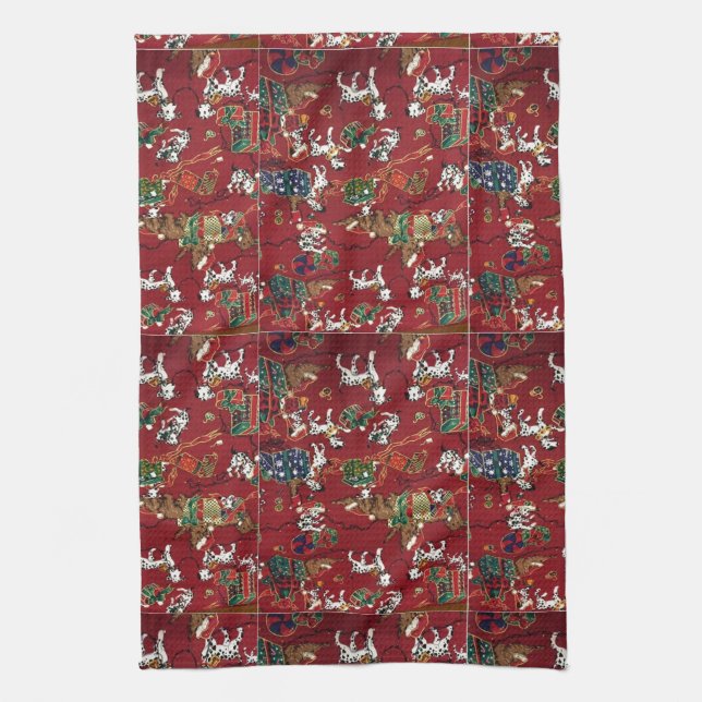 Linge De Cuisine Presse Dalmatian (Vertical)