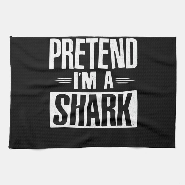 Linge De Cuisine Pretend Venin de Shark Funny (Horizontal)