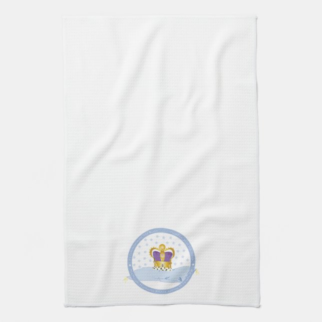 Linge De Cuisine Prince George de Cambridge Coussin et Couronne (Vertical)