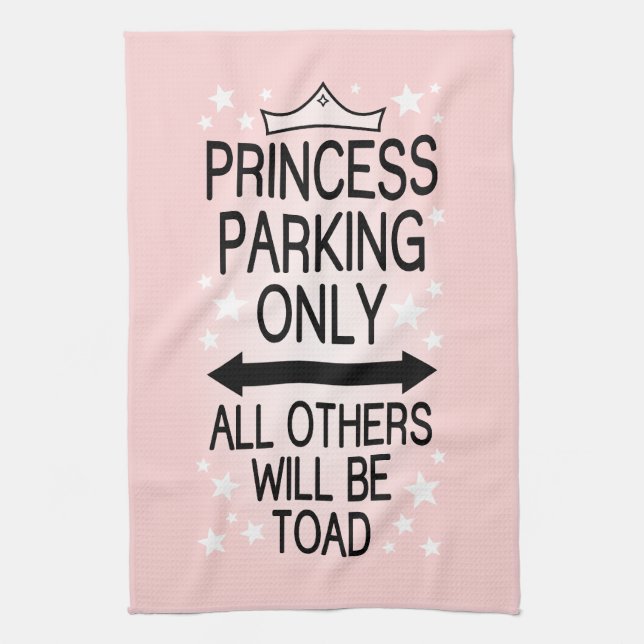 Linge De Cuisine Princesse Parking Only (Vertical)