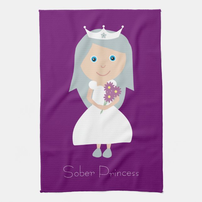 Linge De Cuisine Princesse sobre mignonne Purple (Vertical)