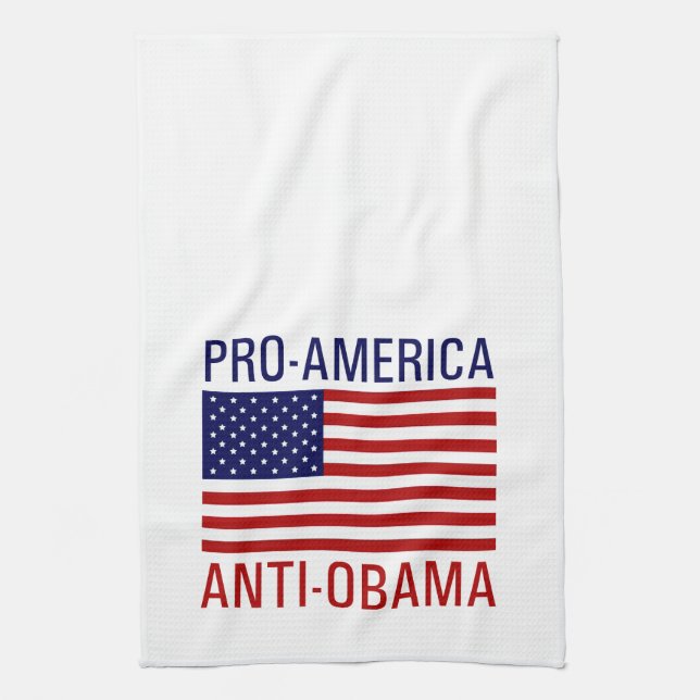 LINGE DE CUISINE PRO-AMERICAN ANTI-OBAMA (Vertical)