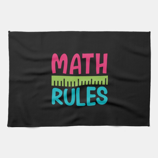 Linge De Cuisine Professeur Cadeaux | Règles mathématiques (Horizontal)