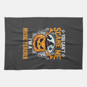 Linge De Cuisine Professeur de Musique Halloween Citrouille Effraya