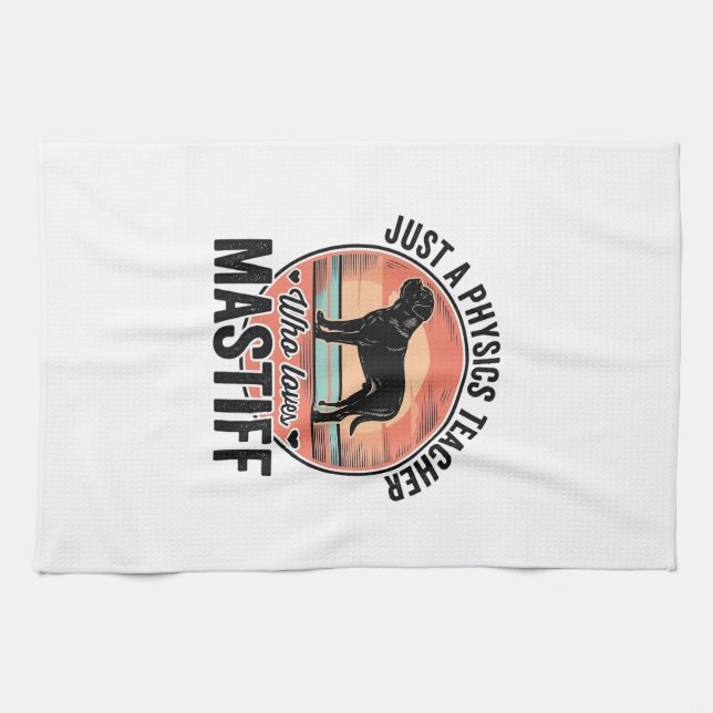 Linge De Cuisine Professeur de physique aime Maillot de chien vinta (Horizontal)