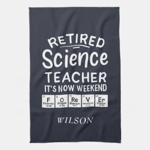 Linge De Cuisine Professeur de sciences à la retraite C'est le week