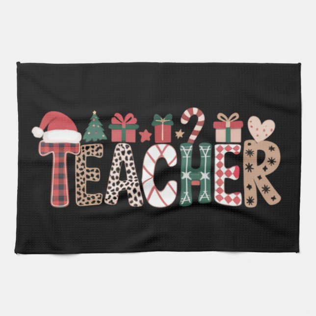 Linge De Cuisine Professeur Noël Vie Enseigner Amour Inspirant  (Horizontal)