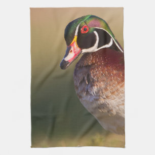 Linge De Cuisine Profil d'un canard à bois