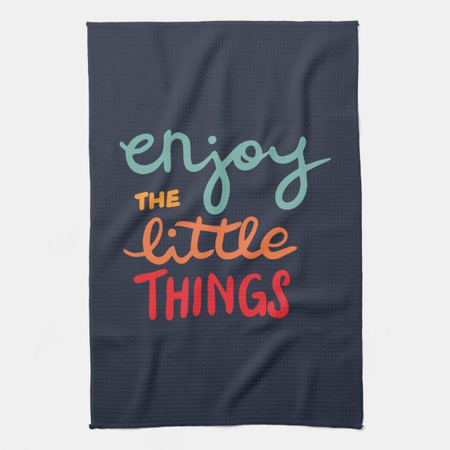 Linge De Cuisine Profitez des petites choses (Vertical)