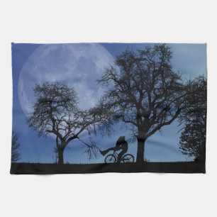 Linge De Cuisine Promenade À Vélo De Minuit