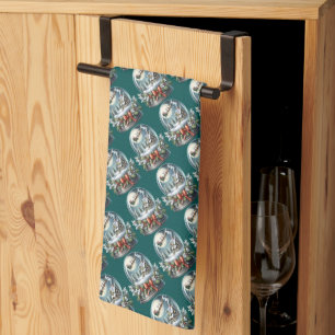 Linge De Cuisine Promenade en traîneau du Père Noël dans un monde d