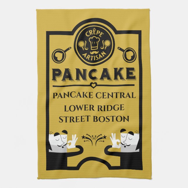 Linge De Cuisine Promotion du vendeur de pancake (Vertical)