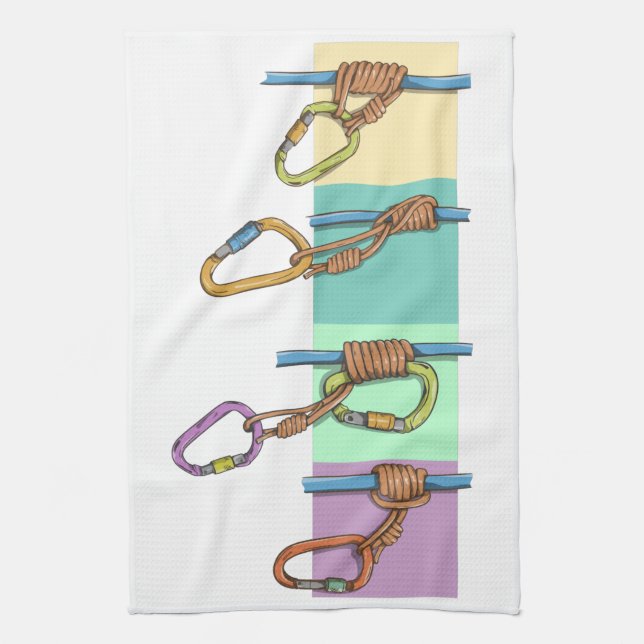 Linge De Cuisine PRUSIK Thirdhand, Manchard, Klemheist, Bachmann (Vertical)