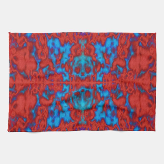 Linge De Cuisine Psychédélic kaleidoscope (Horizontal)