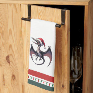 Linge De Cuisine Pterodactyle de Noël