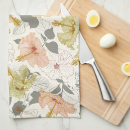 Linge De Cuisine Pua Hibiscus, Māla Lani