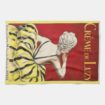 Publicité française art nouveau beauté Creme de Lu