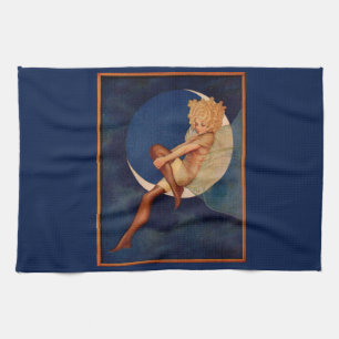 Linge De Cuisine Publicité pour bas des années 1920, belle femme su