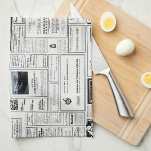 Linge De Cuisine Publicité vintage D'Un Magazine