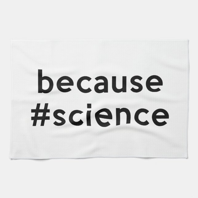 Linge De Cuisine Puisque la Science (Horizontal)