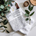 Linge De Cuisine Puits de Noël traditionnels | Heirloom de la recet<br><div class="desc">Pour un cadeau unique, faites cuire un lot de gâteries directement à partir d'une des recettes précieuses de grand-mère, et un cadeau avec une serviette de thé héritée imprimée avec la même recette. Transformez les recettes manuscrites de votre mère, de votre grand-mère ou de vos tantes en serviettes de thé...</div>