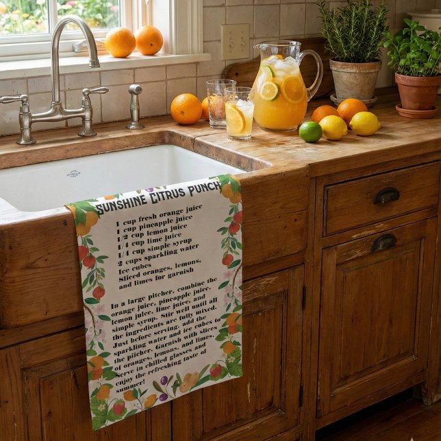 Linge De Cuisine Punch Citrus Sunshine (Créateur téléchargé)