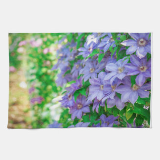 Linge De Cuisine Purple Clematis flower ランチョンマット