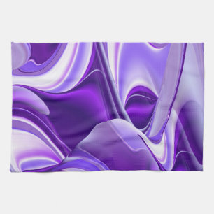 Linge De Cuisine Purple Dream, Imaginaire Abstrait Rainbow-Art