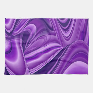 Linge De Cuisine Purple Dream, Imaginaire Abstrait Rainbow-Art
