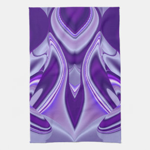 Linge De Cuisine Purple Dream, Imaginaire Abstrait Rainbow Art