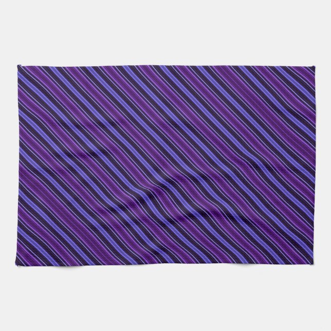 Linge De Cuisine Purples répartis (Horizontal)