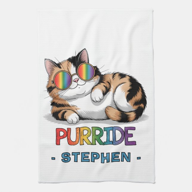 Linge De Cuisine Purride - Pride de chats Cool | LGBTQ (Vertical)