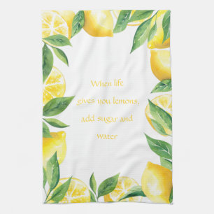 Linge De Cuisine Quand La Vie Vous Donne Des Citrons