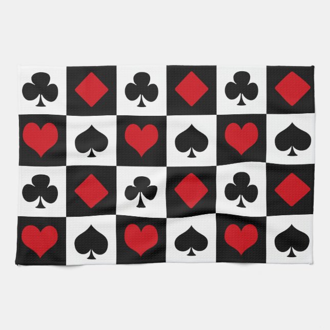 Linge De Cuisine Quatre combinaisons de cartes (Horizontal)