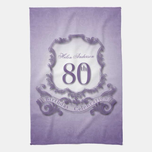 Linge De Cuisine quatre-vingtième Anniversaire K. Towel (Vertical)