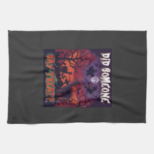 Linge De Cuisine Quelqu'un a dit friandise Halloween Lama Sorcière
